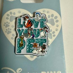 NWT. Disney Parks Love Your Pet Limited Edition Pin New With Card back.